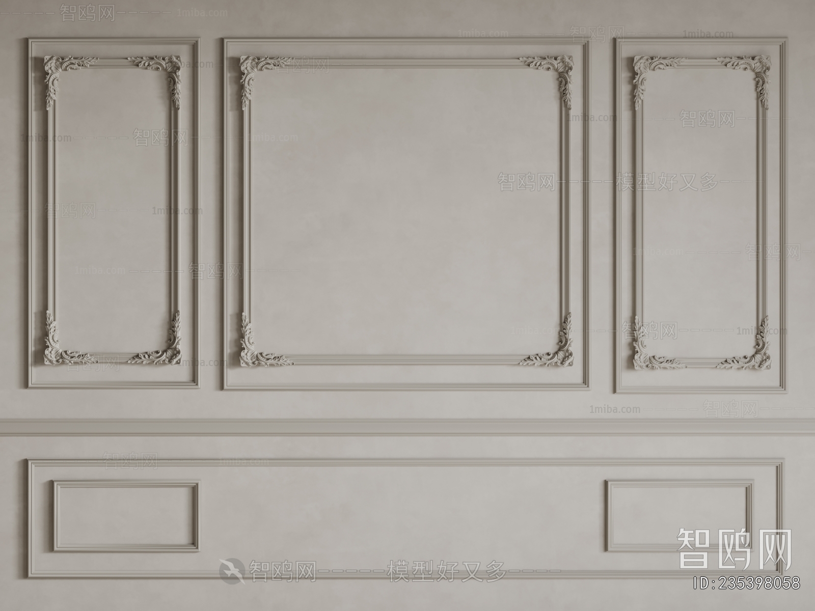 French Style TV Wall