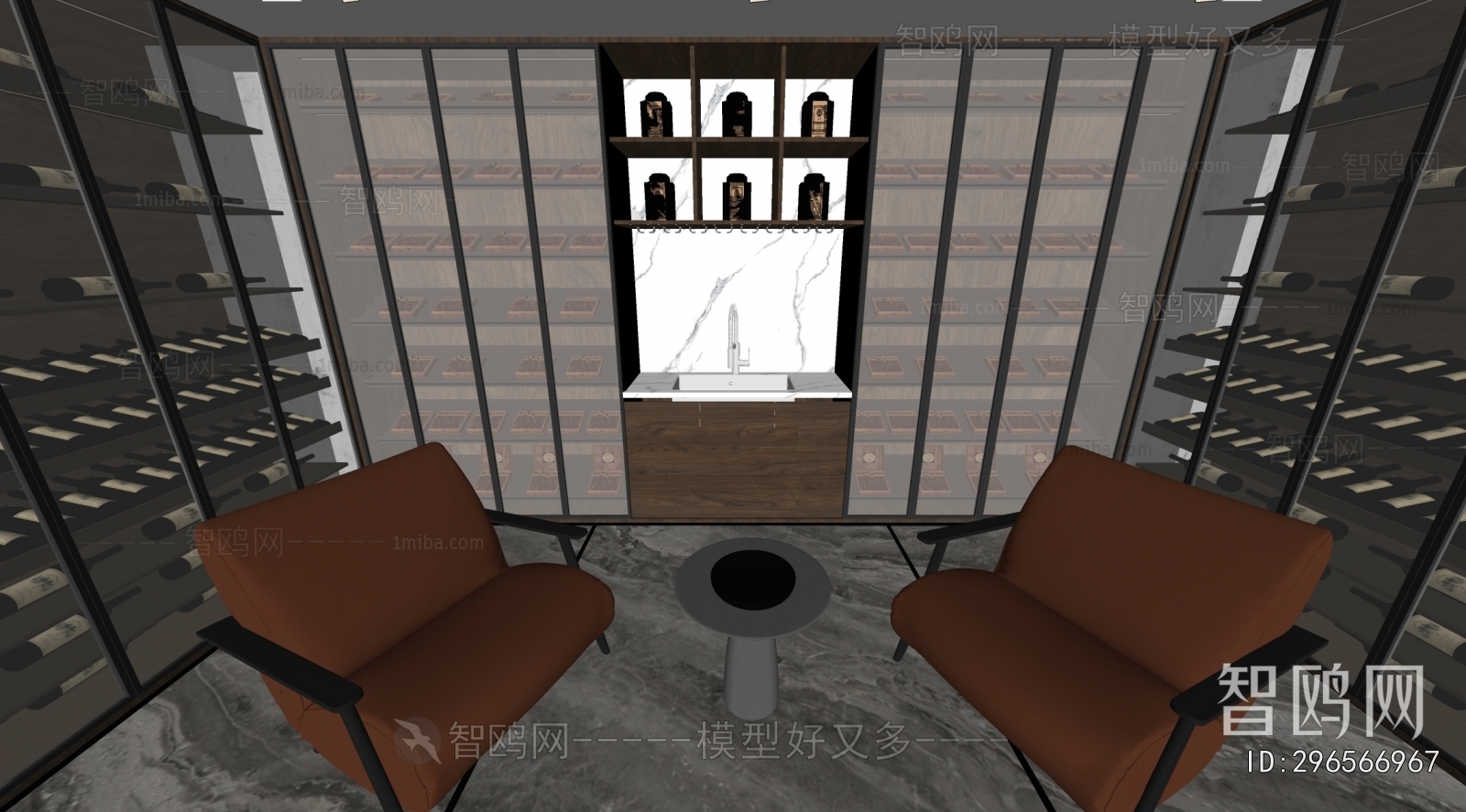 Modern Wine Cellar/Wine Tasting Room