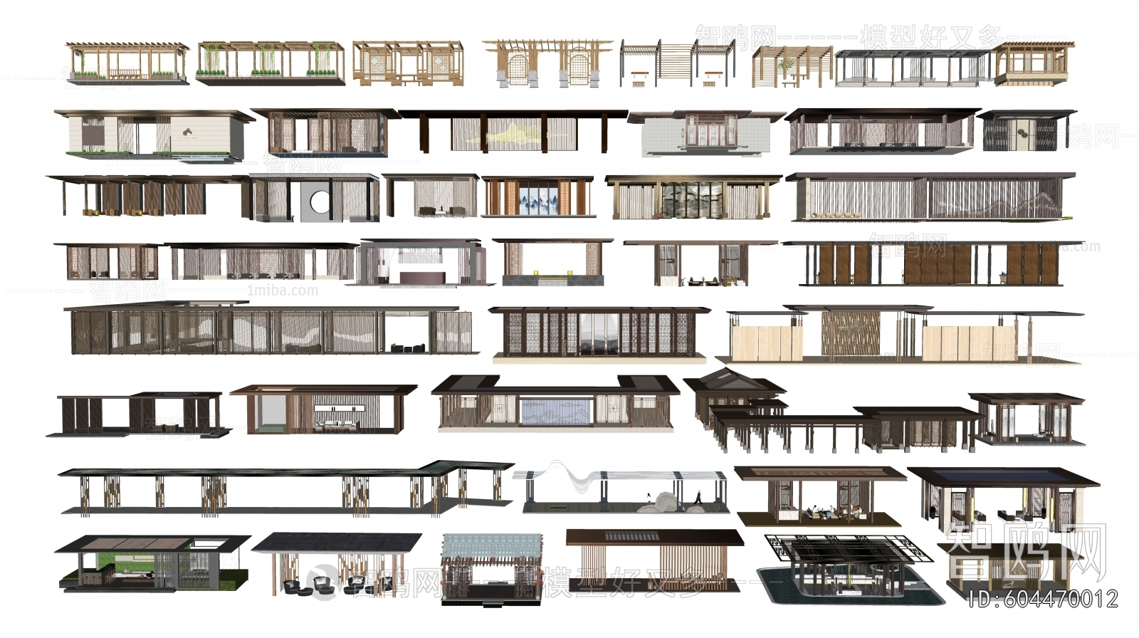 New Chinese Style Gallery Frame