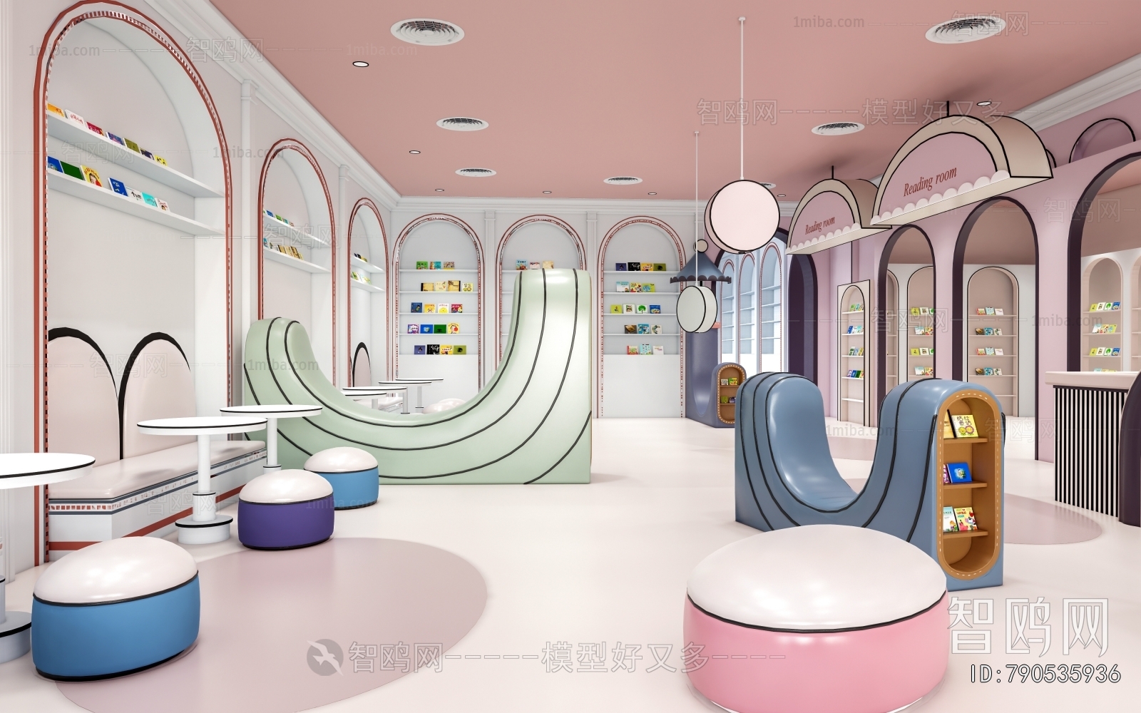 Modern Bookstore Book Bar