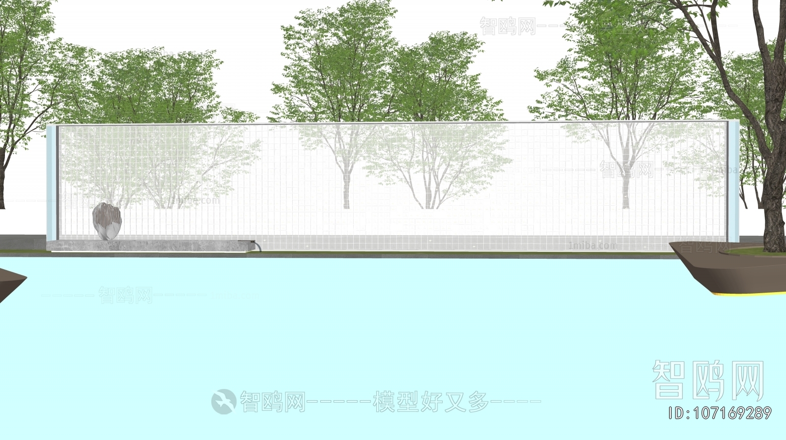 Modern Landscape Wall