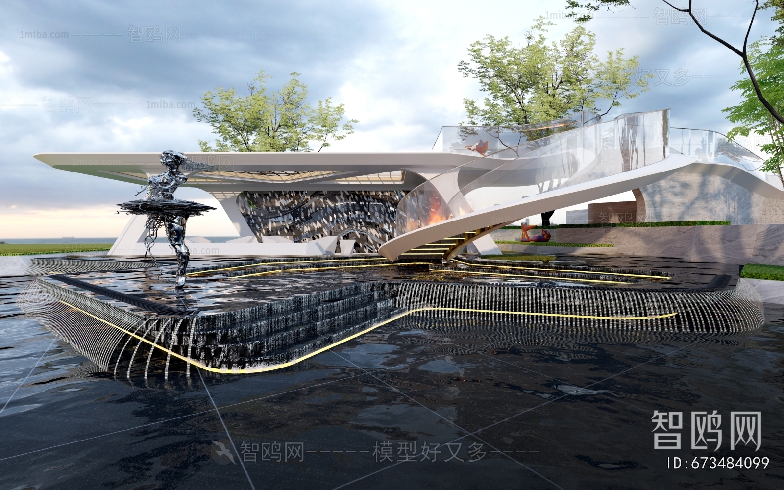 Modern Sculpture Sketch