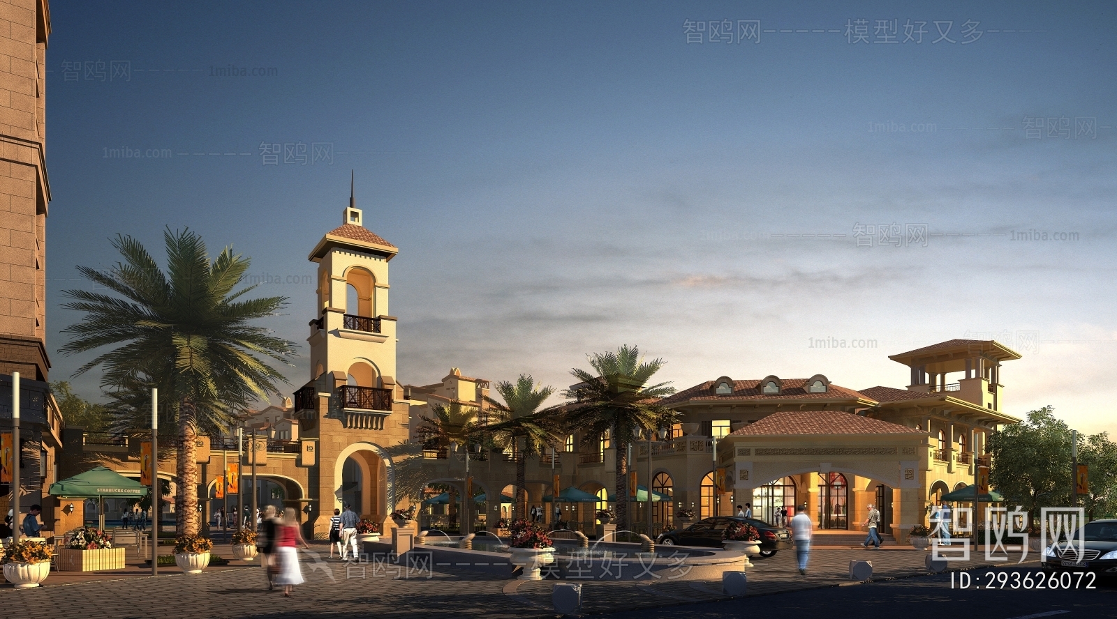 European Style Commercial Street