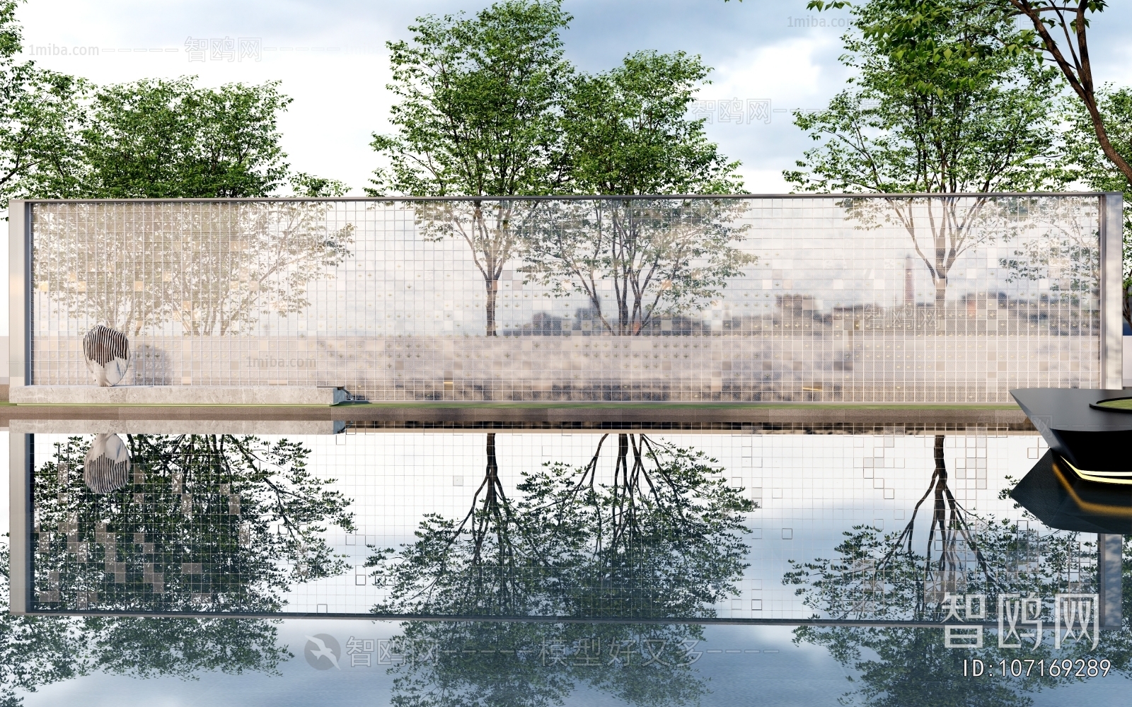 Modern Landscape Wall