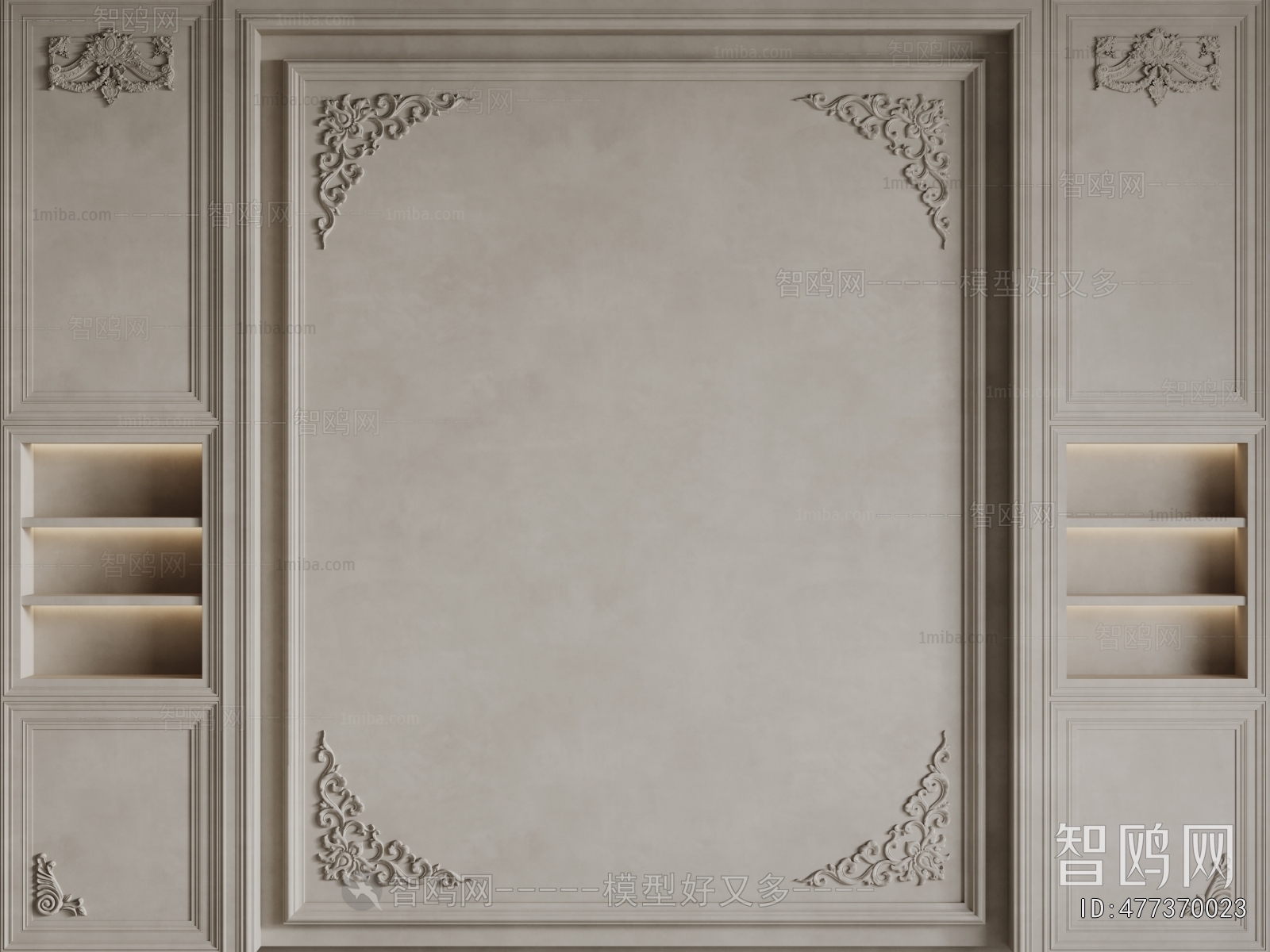 French Style TV Wall