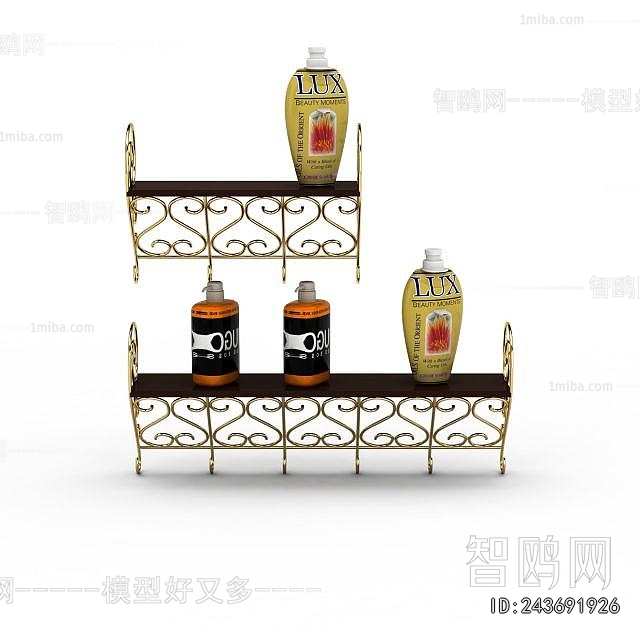 Simple European Style Bathroom Rack