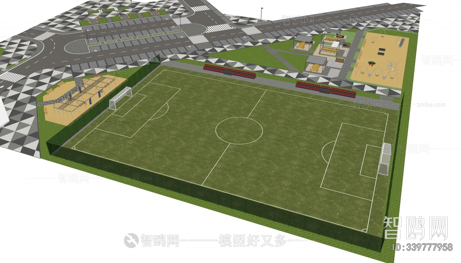 Modern Outdoor Sports Stadium