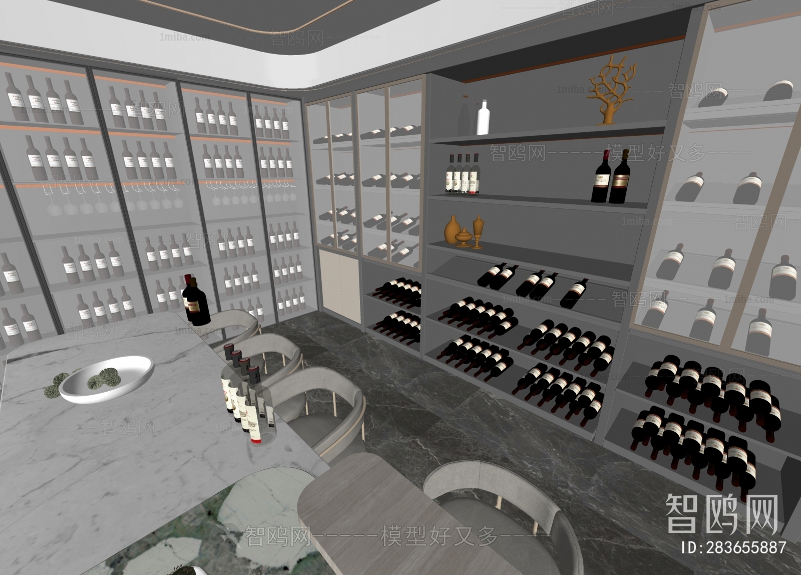 Modern Wine Cellar/Wine Tasting Room