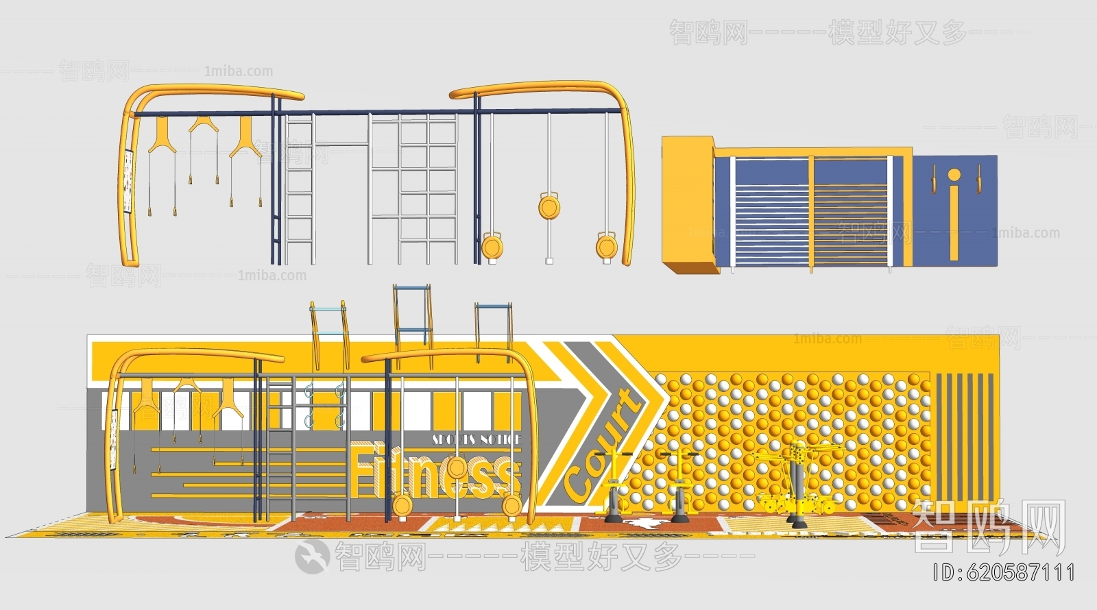 Modern Fitness Equipment