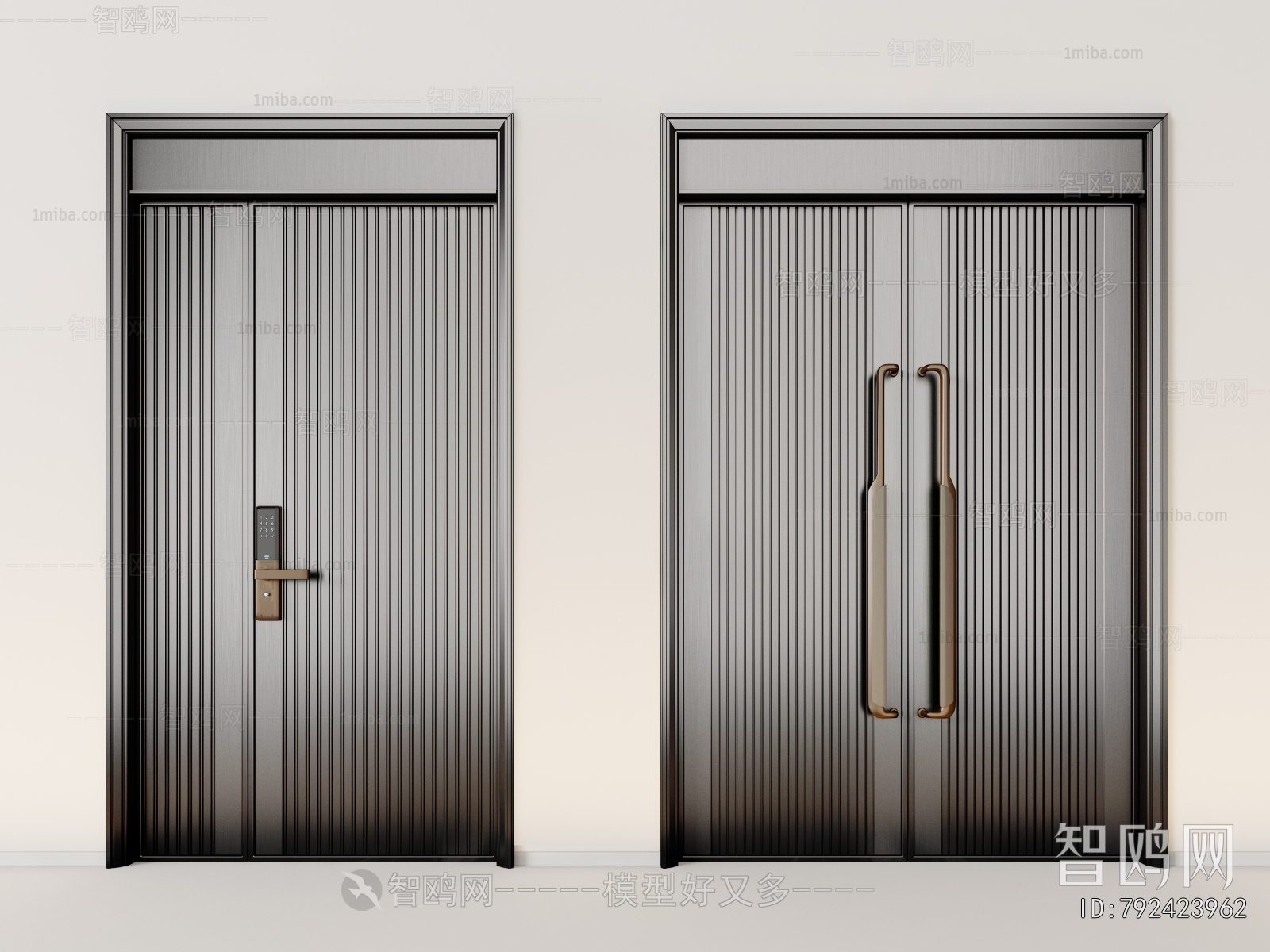 Modern Double Door