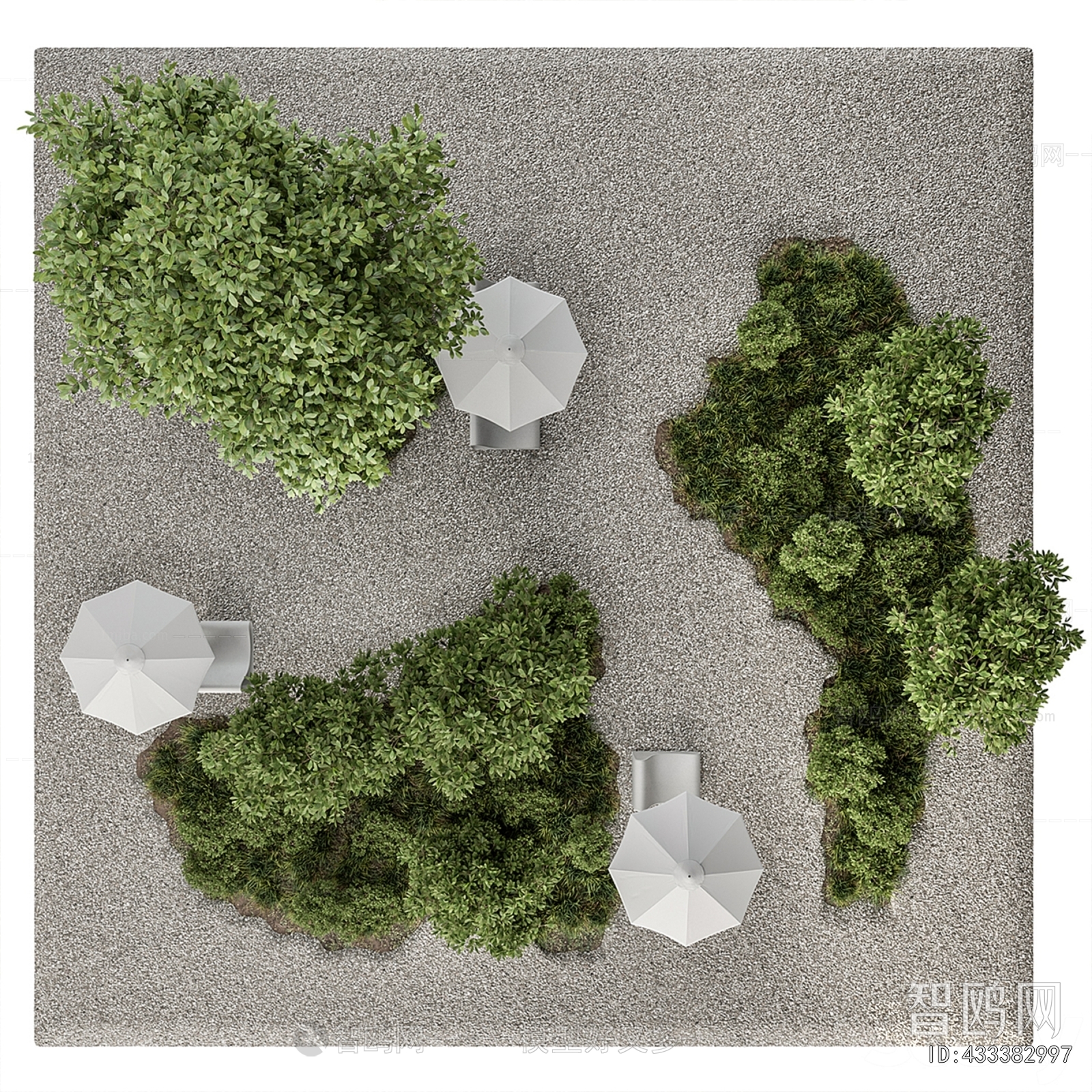 Modern Park Landscape