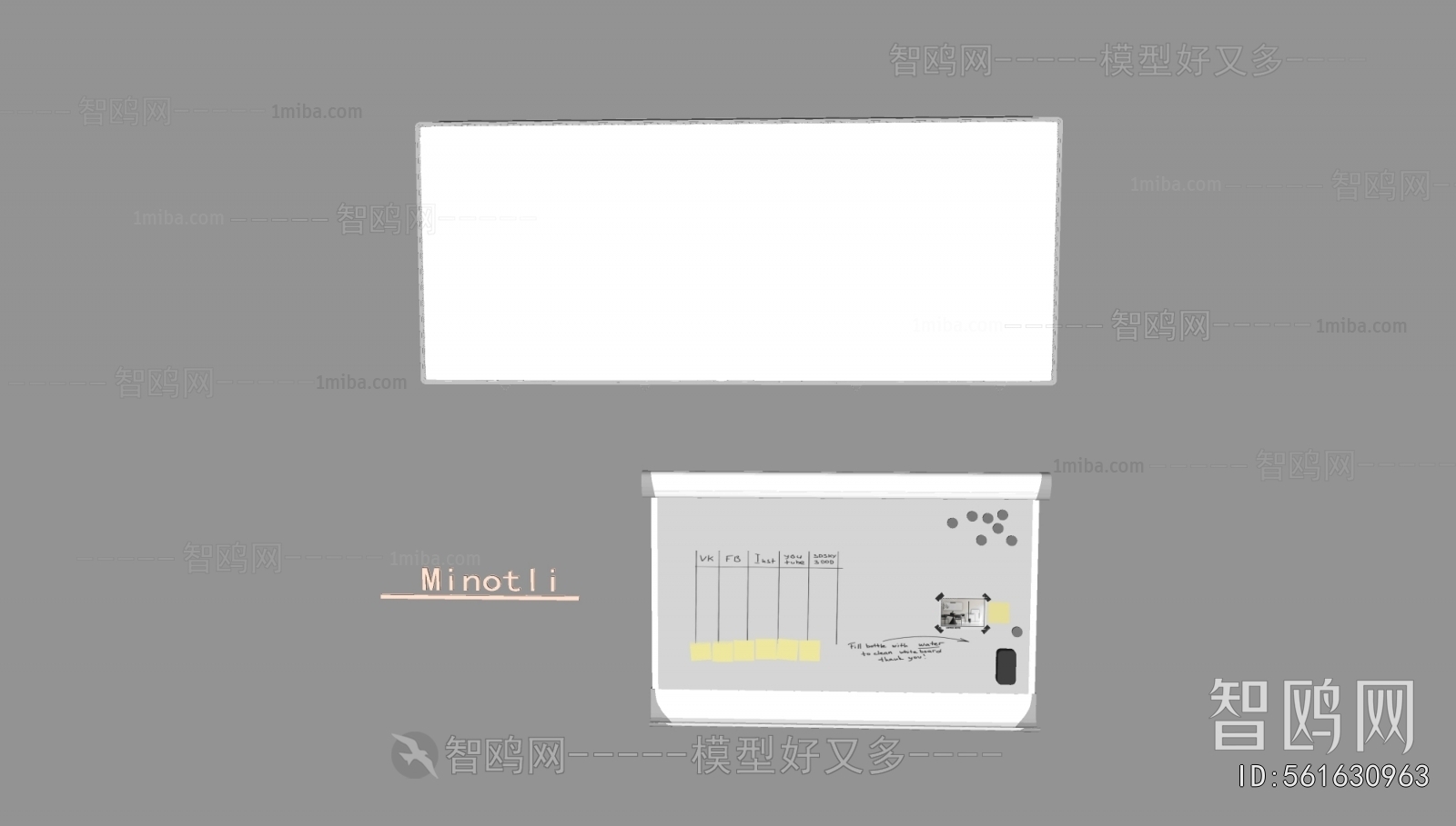 Modern Blackboard/whiteboard