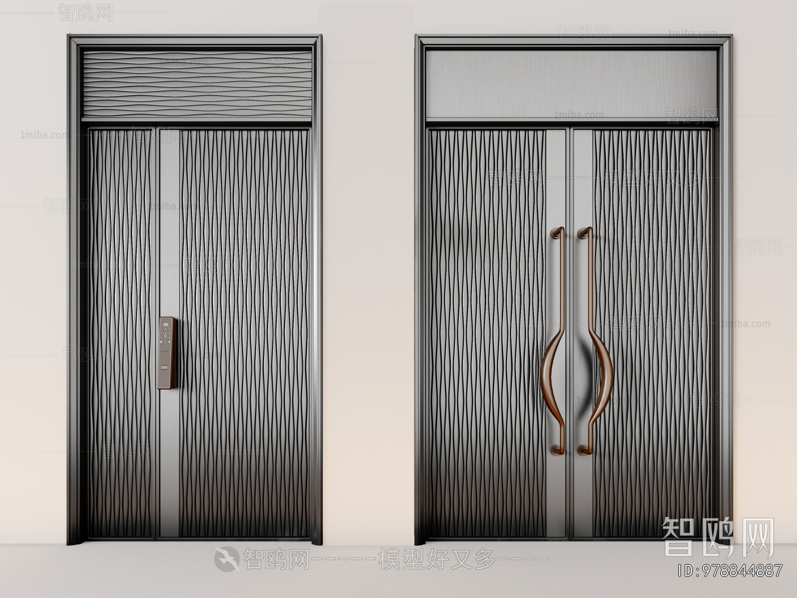 Modern Double Door