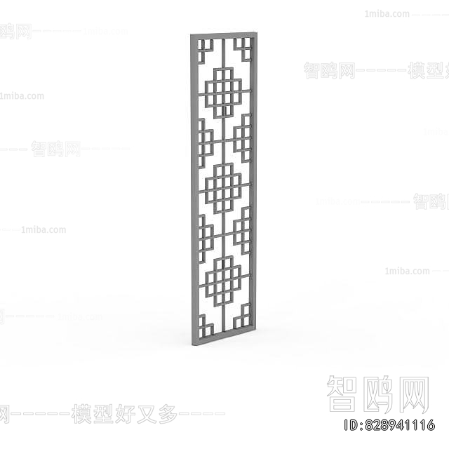 New Chinese Style Wooden Screen Partition