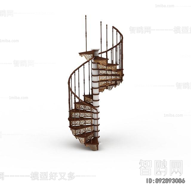 European Style Rotating Staircase