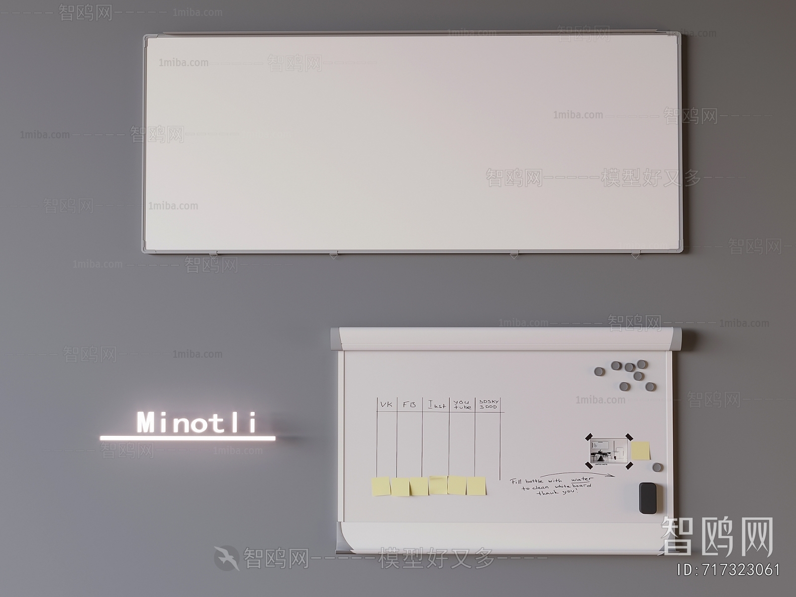 Modern Blackboard/whiteboard