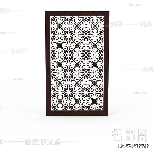 New Chinese Style Wooden Screen Partition