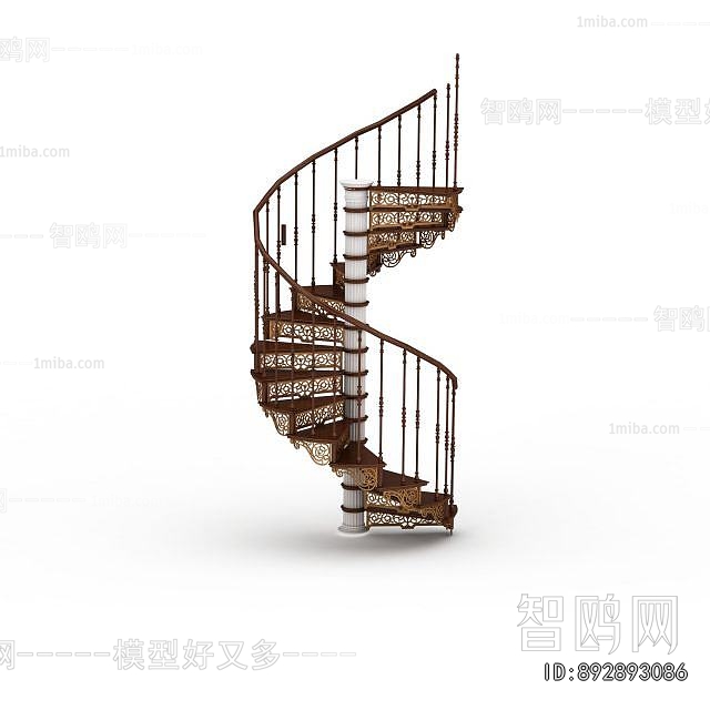 European Style Rotating Staircase