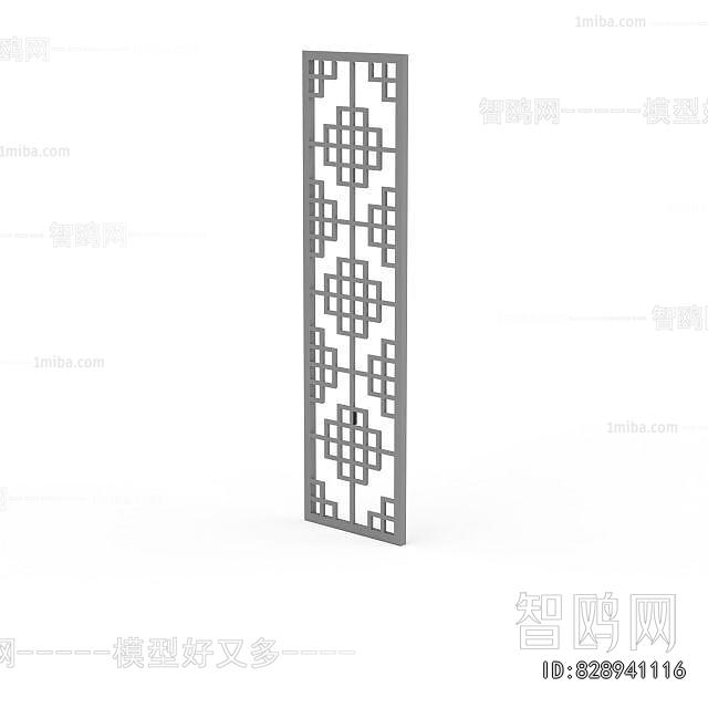 New Chinese Style Wooden Screen Partition