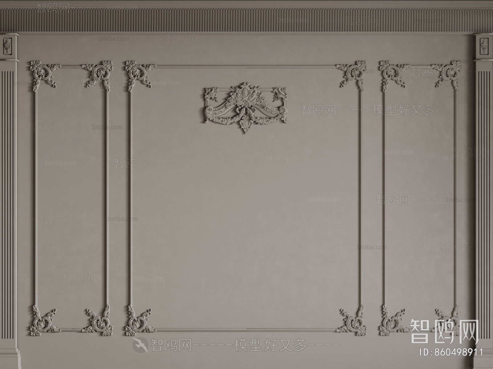 French Style TV Wall