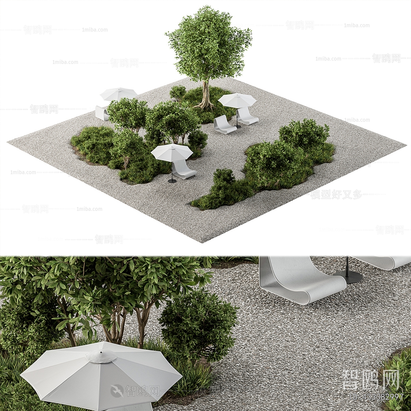 Modern Park Landscape