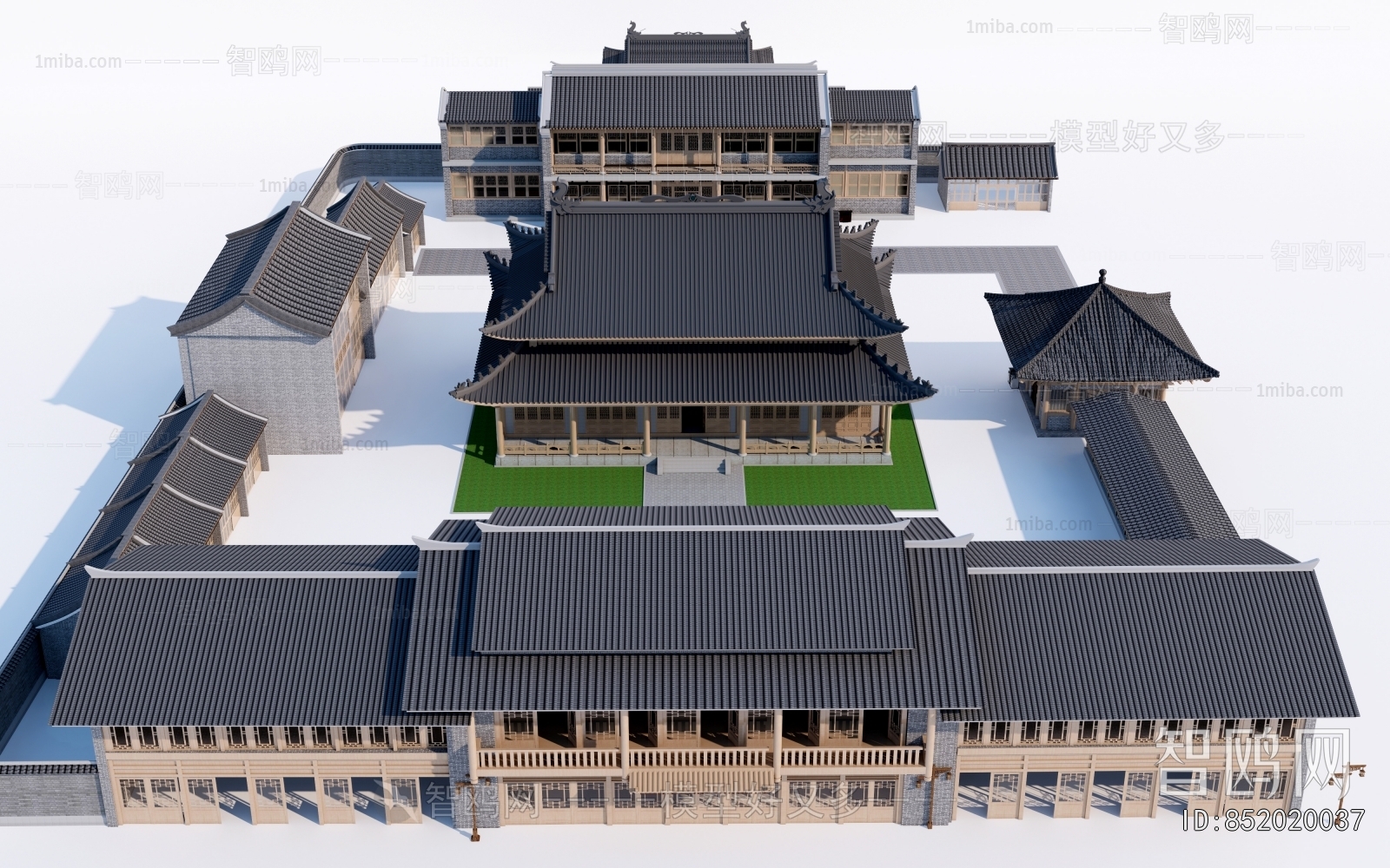 Chinese Style Appearance Of Commercial Building