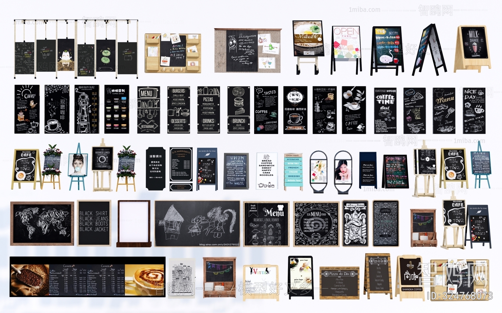 Modern Blackboard/whiteboard