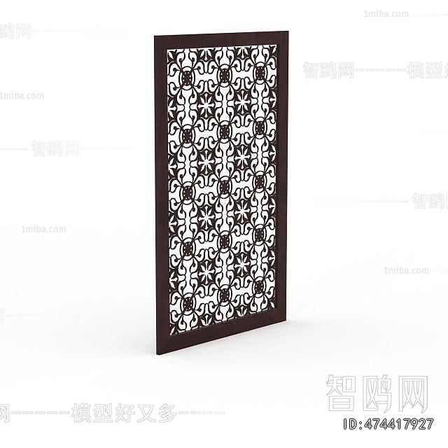 New Chinese Style Wooden Screen Partition