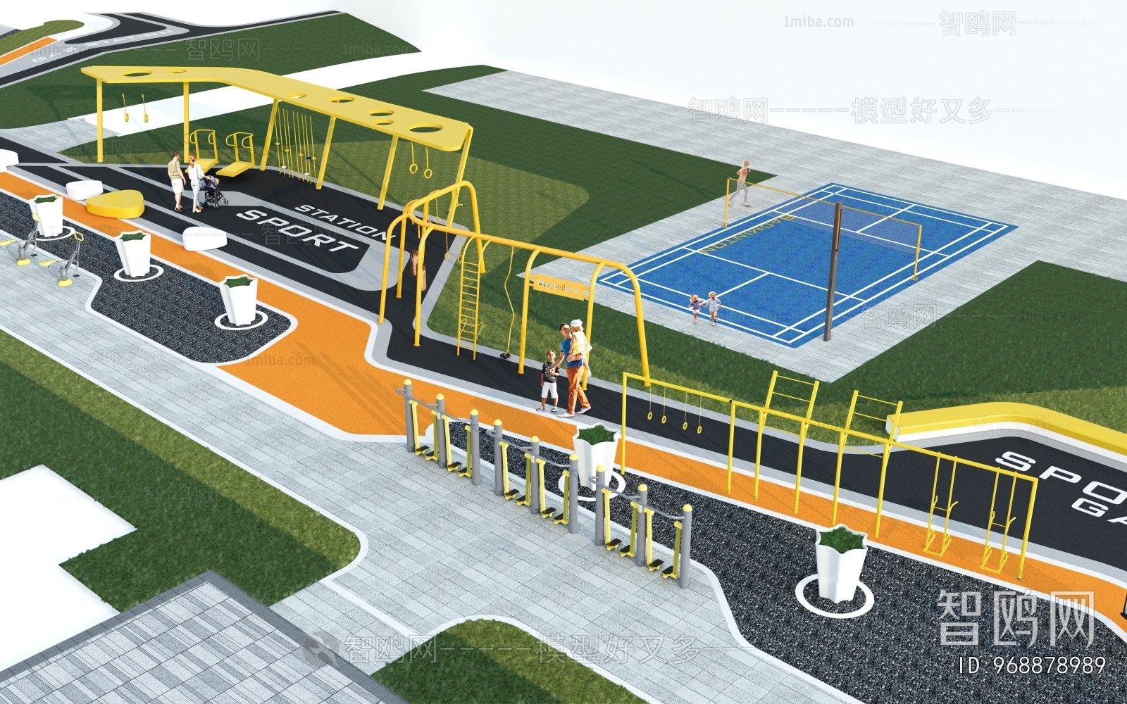 Modern Fitness Equipment