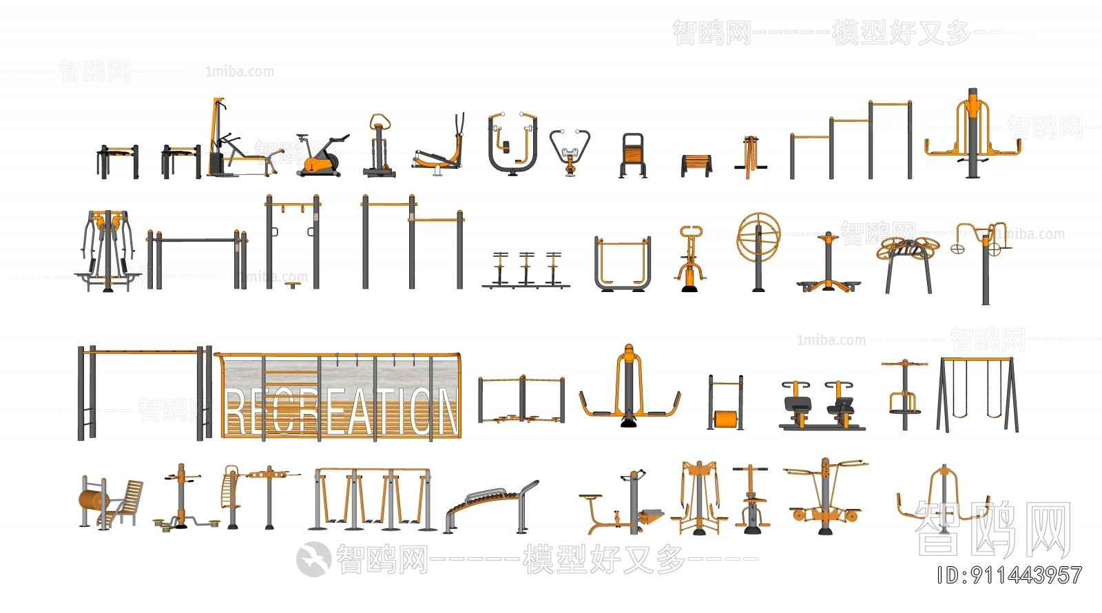 Modern Fitness Equipment