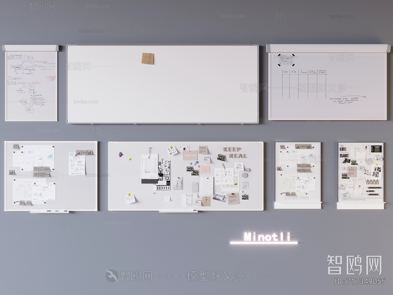 Modern Blackboard/whiteboard