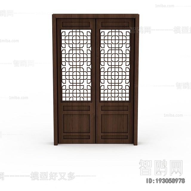 New Chinese Style Sliding Door