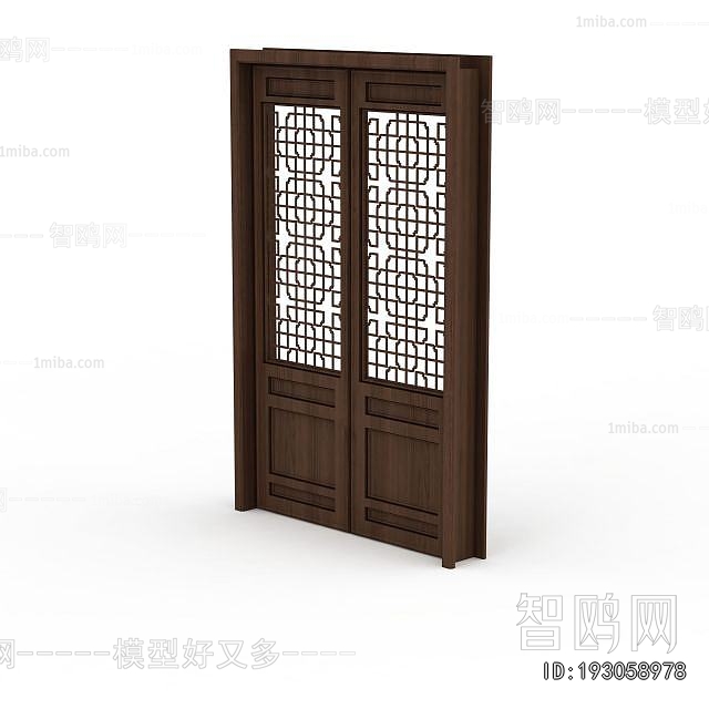 New Chinese Style Sliding Door