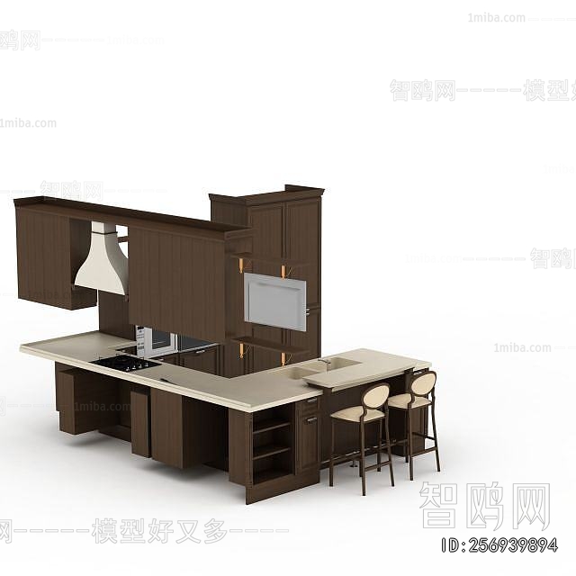 Simple European Style Kitchen Cabinet