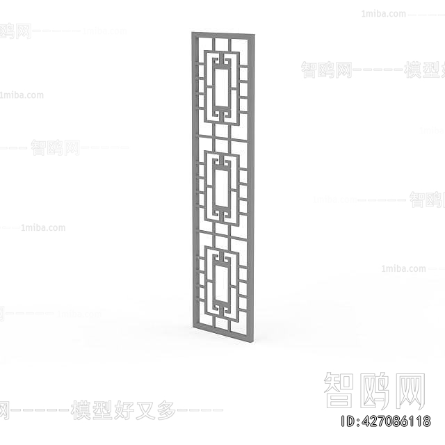 New Chinese Style Wooden Screen Partition