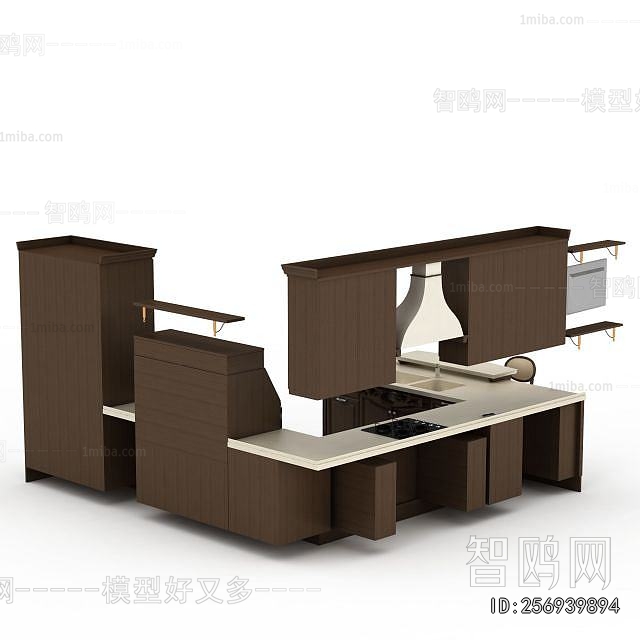 Simple European Style Kitchen Cabinet