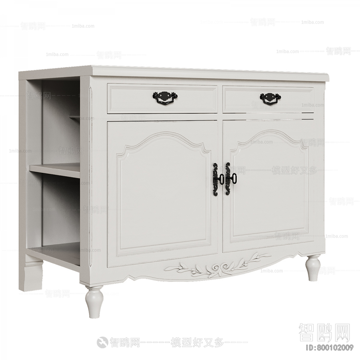 European Style Side Cabinet