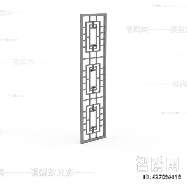 New Chinese Style Wooden Screen Partition