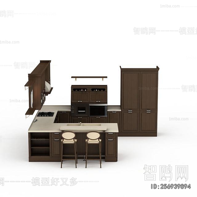 Simple European Style Kitchen Cabinet