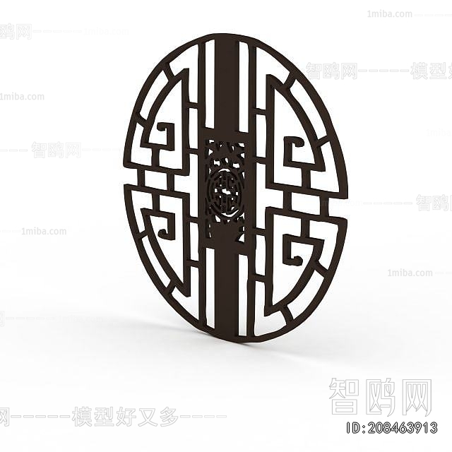 New Chinese Style Wooden Screen Partition