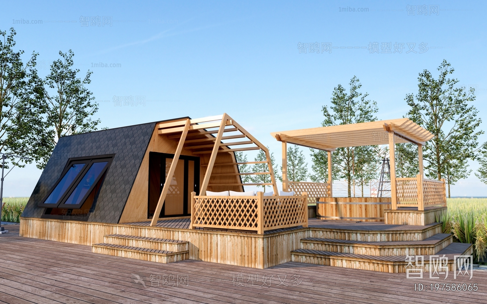 Modern Park Landscape