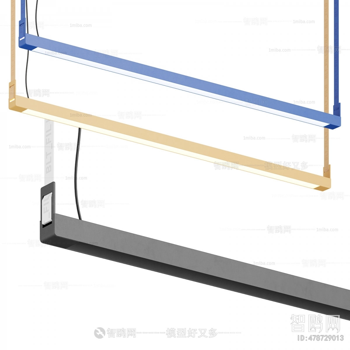 Modern Long Chandelier