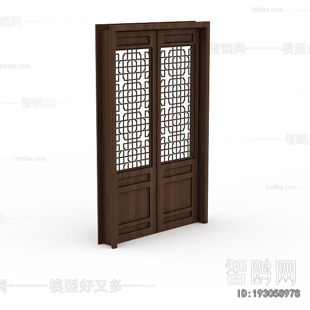 New Chinese Style Sliding Door