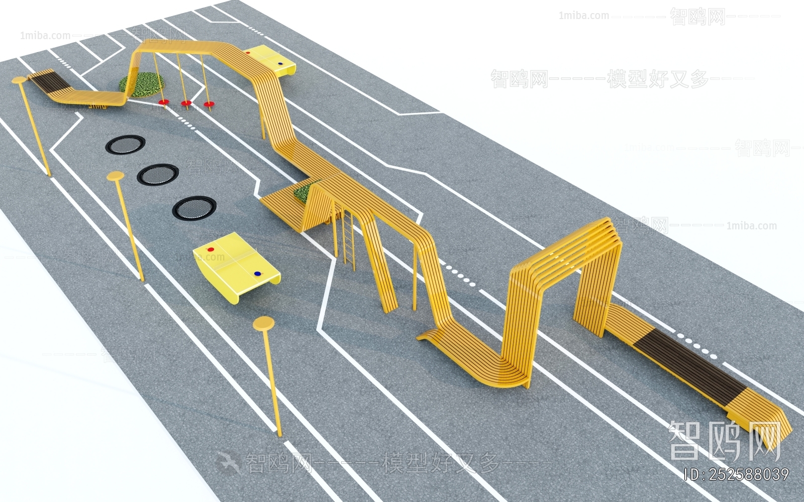 Modern Fitness Equipment