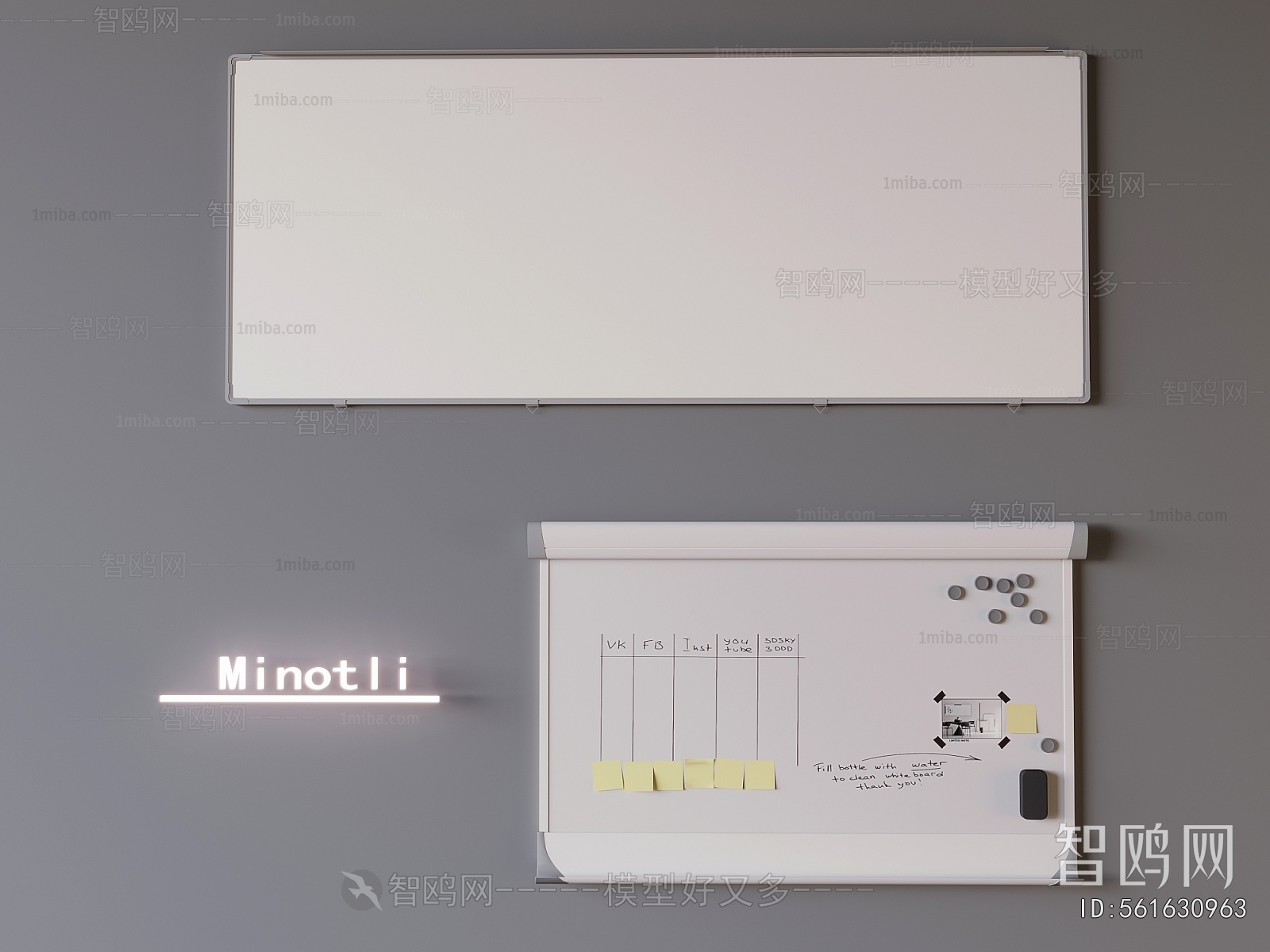 Modern Blackboard/whiteboard