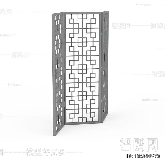 New Chinese Style Wooden Screen Partition