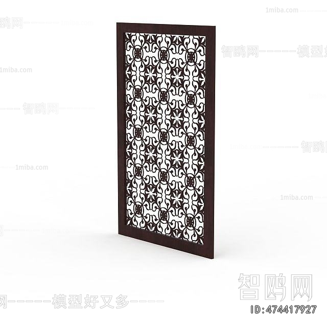 New Chinese Style Wooden Screen Partition