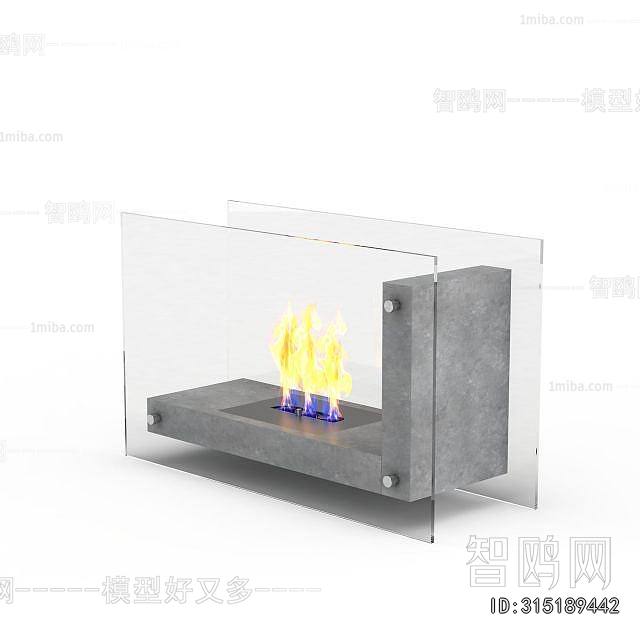 Modern Electronic Fireplace