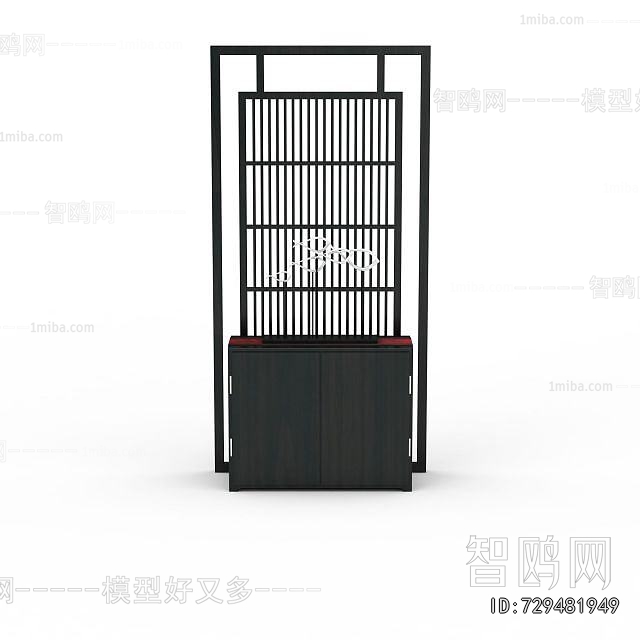 New Chinese Style Entrance Cabinet
