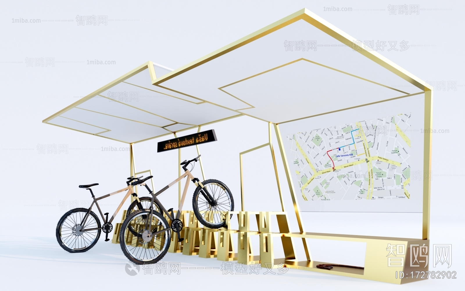 Modern Outdoor Parking Lot